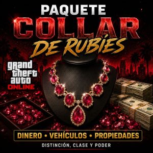 😉PAQUETE COLLAR DE RUBÍES😉