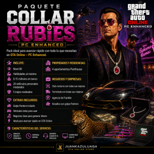 PAQUETE COLLAR DE RUBÍES